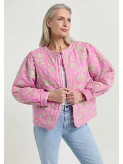 Tusssenjas "Daaf" lichtroze/beige