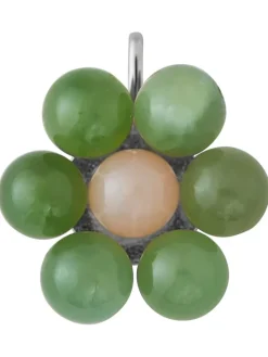 Vergulde charm met parels
