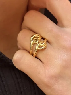 Vergulde ring