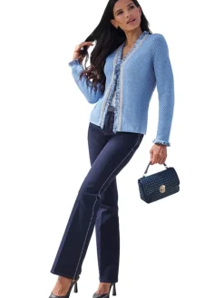 Vest blauw