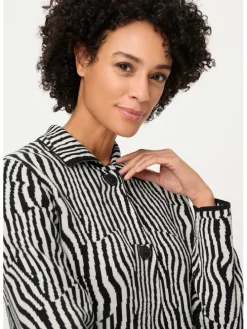 Vest wit/zwart