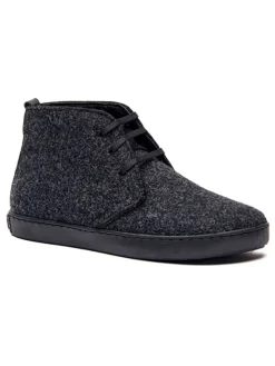 Veterschoenen donkergrijs