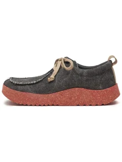 Veterschoenen donkergrijs