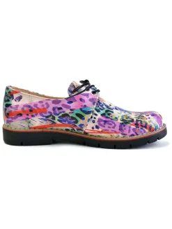 Veterschoenen meerkleurig