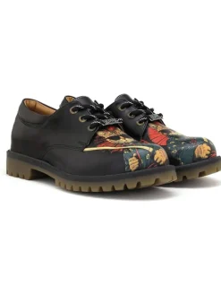 Veterschoenen zwart