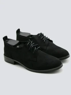 Veterschoenen zwart