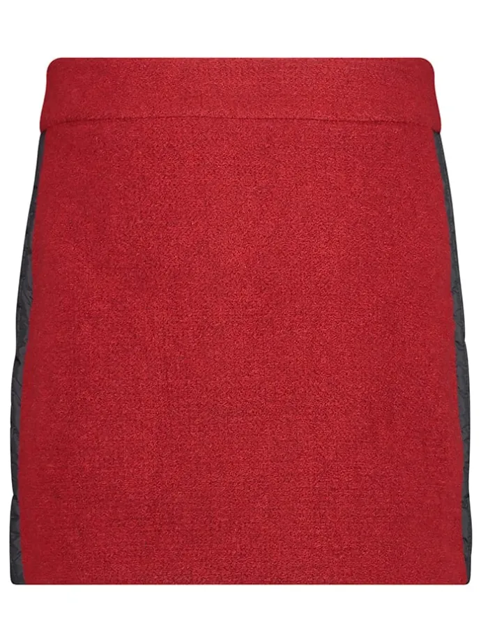 Vilten rok rood