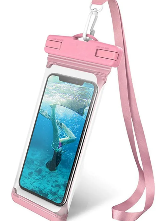 Waterdichte case lichtroze