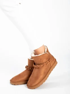 Winterboots "Cara" lichtbruin