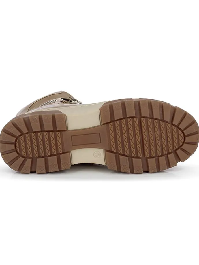 Winterboots champagnekleurig