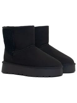 Winterboots "Davia" zwart