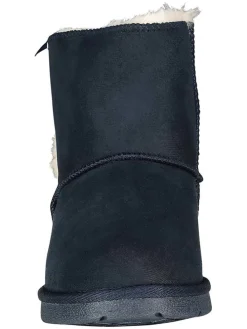 Winterboots "Oponpon" donkerblauw