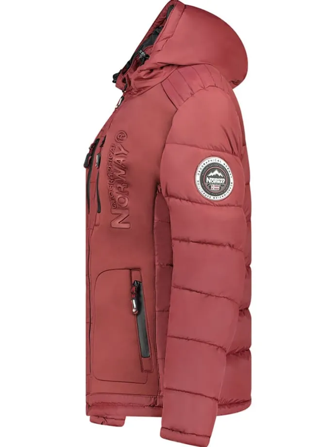 Winterjas "Beachwood" bordeaux