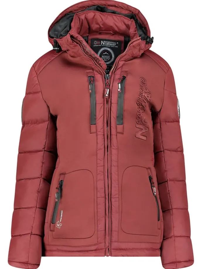 Winterjas "Beachwood" bordeaux