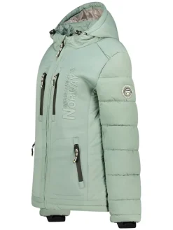 Winterjas "Beachwood" mintgroen