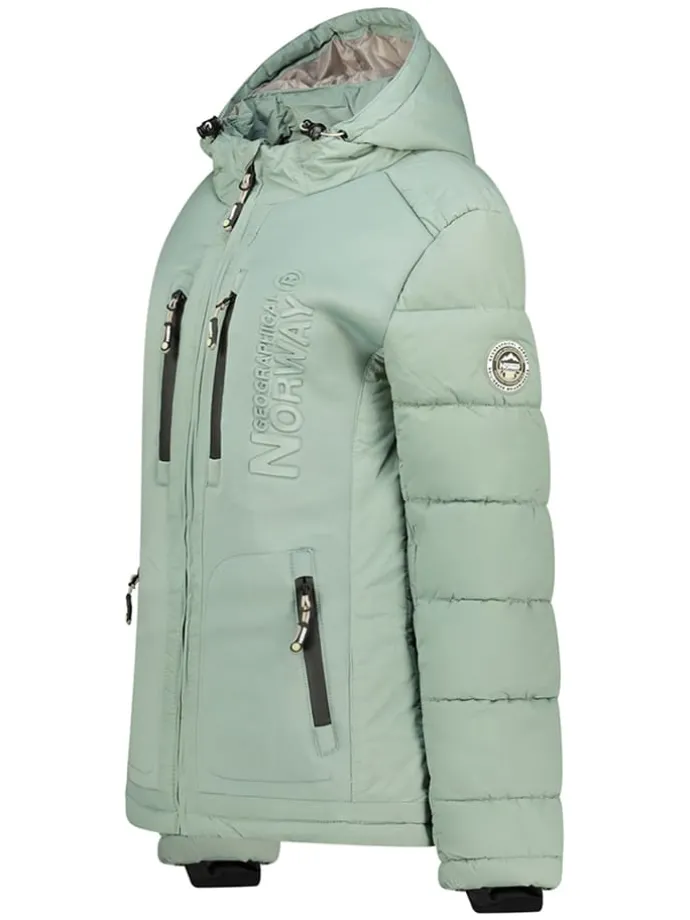 Winterjas "Beachwood" mintgroen