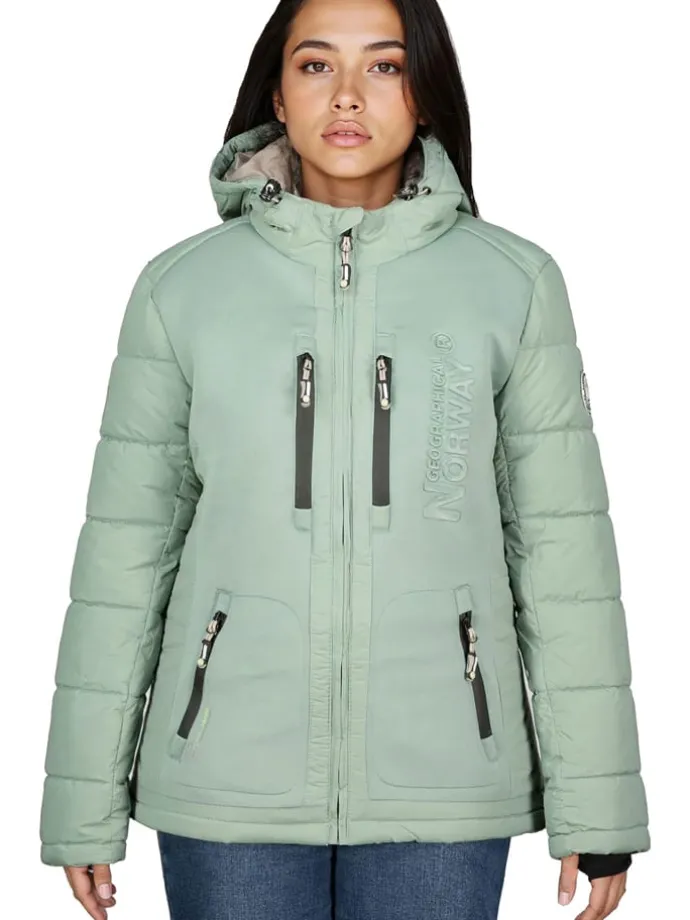 Winterjas "Beachwood" mintgroen