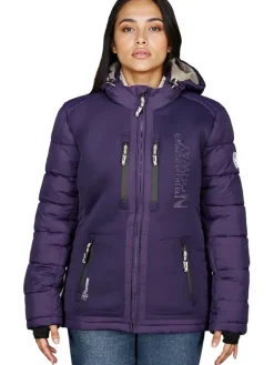 Winterjas "Beachwood" paars