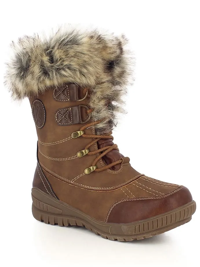 Winterlaarzen "Elena" bruin
