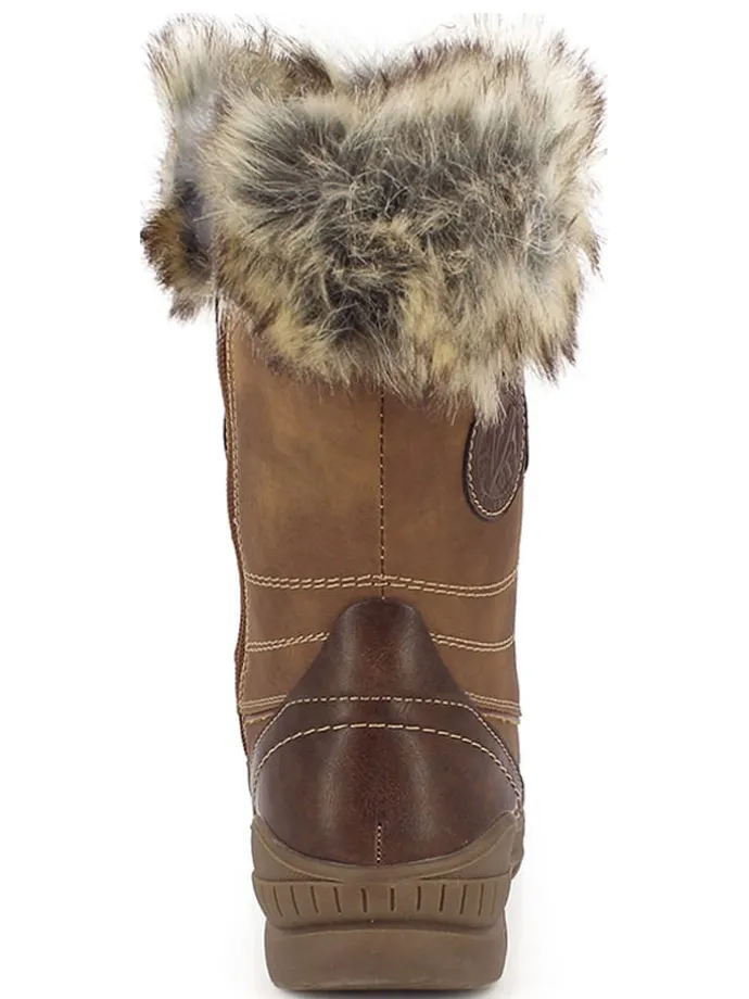 Winterlaarzen "Elena" bruin