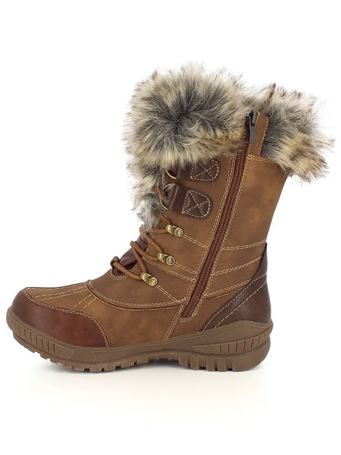 Winterlaarzen "Elena" bruin