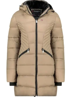Wintermantel "Bee" taupe
