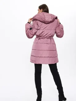 Wintermantel roze