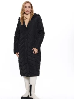 Wintermantel zwart
