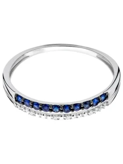 Witgouden ring met diamanten