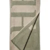 Wollen sjaal "Signature" kaki - (L)200 x (B)55 cm