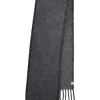Wollen sjaal "Solid Yuta" antraciet - (L)210 x (B)26 cm