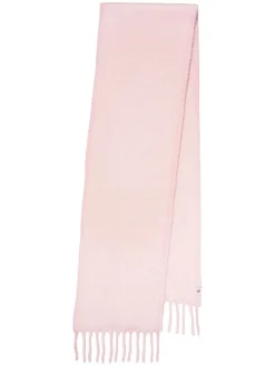 Wollen sjaal "Solid Yuta" lichtroze - (L)210 x (B)26 cm