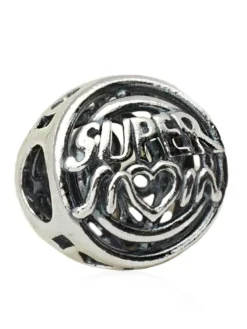 Zilveren bead