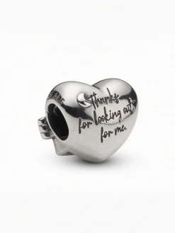 Zilveren bead "Mum Heart"