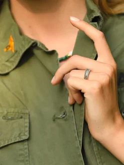 Zilveren ring "Inae"