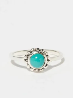 Zilveren ring "Maraca" met edelsteen