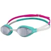 Zwembril wit/turquoise/roze