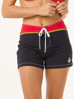 Zwemshort "VV" zwart/rood